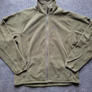 Helly hansen men's zip up fleece size XL sweater sweatshirt green long sleeve